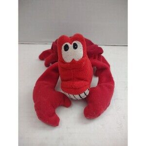 Disney Store Little Mermaid Bean Bag Plush SEBASTIAN CRAB 7” Stuffed Toy